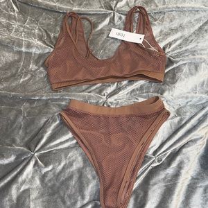 Blush pink bikini swimsuit